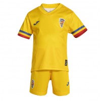 Maglie da calcio Romania Prima Maglia Bambino Europei 2024 Manica Corta (+ Pantaloni corti)